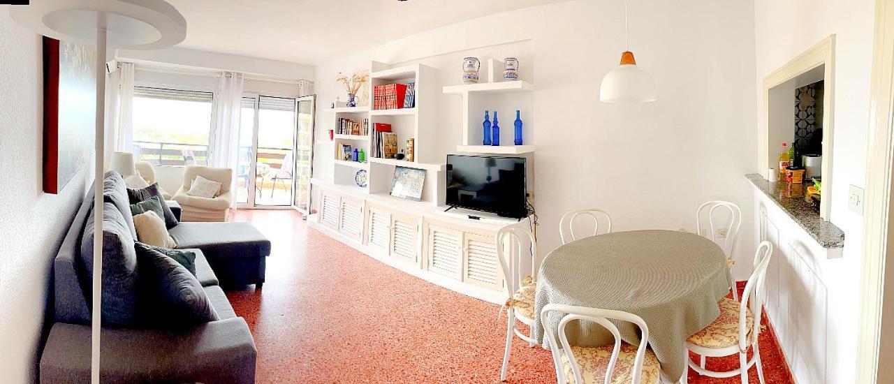 Apartamento Roquetas De Mar Urbanizacion, 2 Dormitorios, Gran Terraza Con Vista Al Mar, Wi-Fi, Parking Y Piscina Extérieur photo