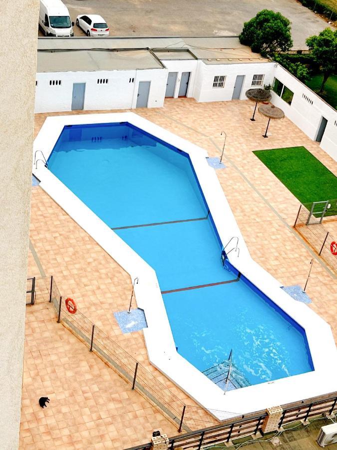 Apartamento Roquetas De Mar Urbanizacion, 2 Dormitorios, Gran Terraza Con Vista Al Mar, Wi-Fi, Parking Y Piscina Extérieur photo